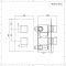 Mitigeur Douche Thermostatique Encastré Kubix Cubique