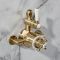 Hudson Reed Elizabeth - Mitigeur de douche thermostatique rétro exposé à 1 fonction - Or satiné