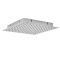 Kit de douche encastrable - Pommeau plafonnier 40 x 40 cm & douchette sur clip - Kubix