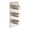 Mitigeur Thermostatique Douche - Pommeau 20cm & Kit douchette - Nickel Brossé - Harting