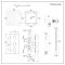 Kit de douche thermostatique - Mitigeur triple avec pommeau encastré et douchette - 2 fonctions - Choix de finitions - Otto