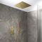 Kit de douche thermostatique - Mitigeur triple avec pommeau encastré et douchette - 2 fonctions - Choix de finitions - Otto