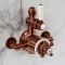 Hudson Reed Elizabeth - Colonne de douche thermostatique rétro exposé - 2 fonctions - Cuivre satiné 