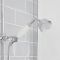 Hudson Reed Elizabeth - Colonne de douche thermostatique exposé - Double fonctions - Chromé et blanc 