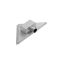 Caniveau de douche d’angle à carreler – Acier inoxydable – 25 cm