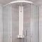 Colonne de douche d’angle thermostatique – Chromé - Earby