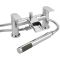 Ensemble robinet lavabo cascade moderne avec mélangeur baignoire & douchette – Chromé – Razor