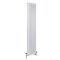 Radiateur mixte vertical style fonte – Blanc – 180 cm x 38 cm – Triple rangs – Choix de robinets et de thermostat Wi-Fi - Windsor