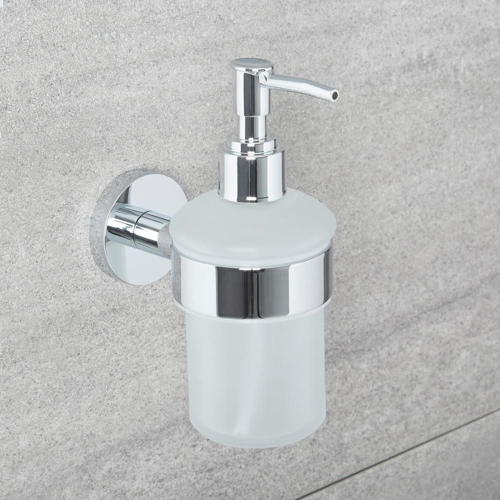 Distributeur de savon moderne – Chromé - Como