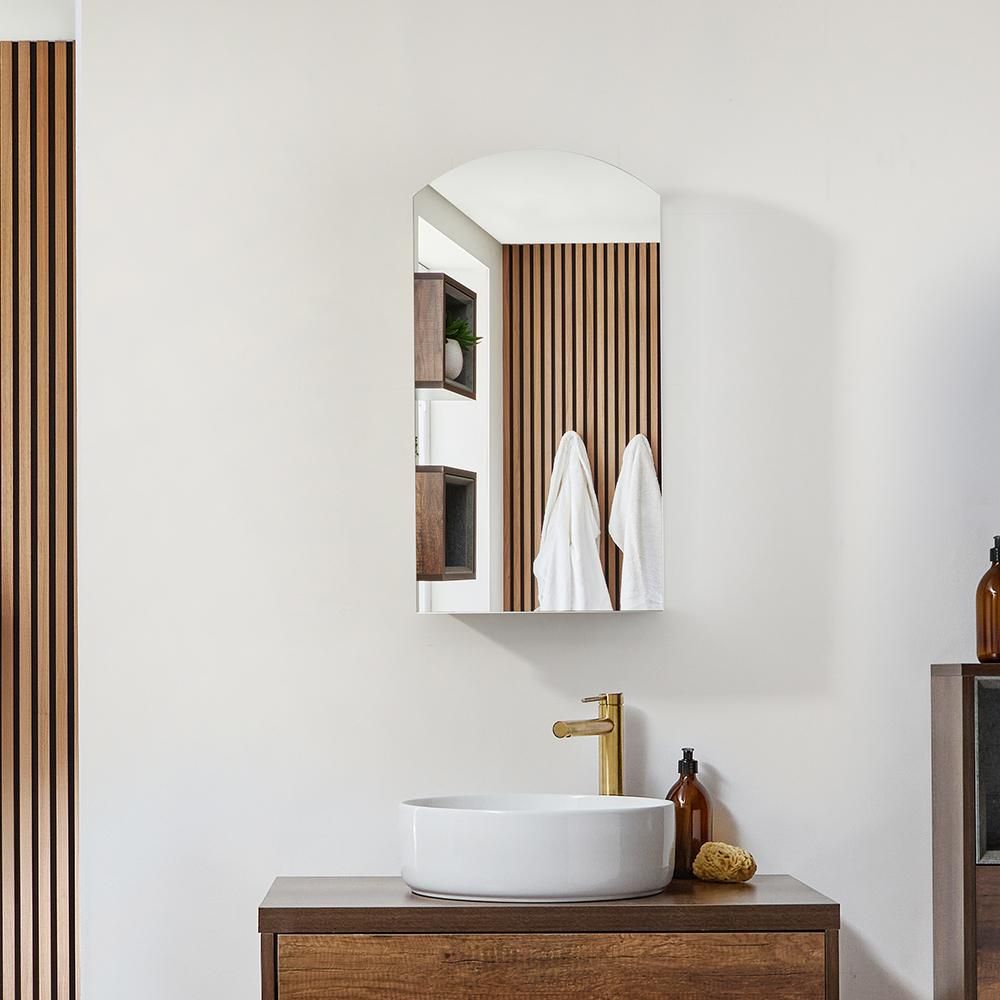 Armoire de salle de bain avec miroir - 75 cm x 40 cm - Raya