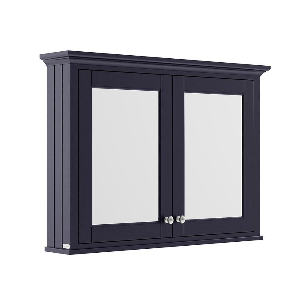 Armoire à miroir rétro – Bleu (Twilight Blue) – 105 cm x 75 cm - Old London