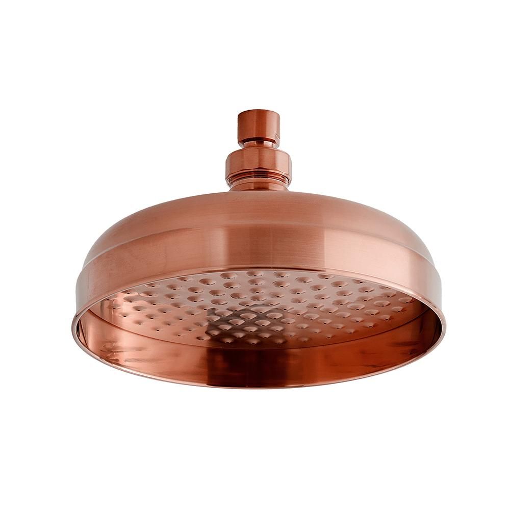 Pommeau de douche rétro – 20,5 cm – Cuivre satiné – Elizabeth  