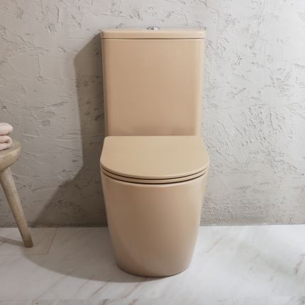 Pack WC à poser avec abattant à fermeture douce - Choix de finitions - Elements
