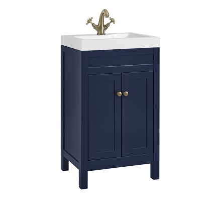 Meuble lave-mains - Avec lavabo – 50 cm – Choix de finitions et de poignées – Warwick