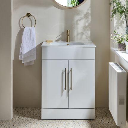 Meuble de salle de bain – Choix de tailles, finitions et poignées – Cluo