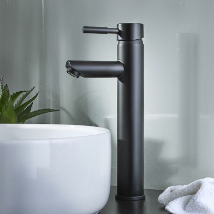 Mitigeur lavabo haut monotrou moderne – Choix de finitions
