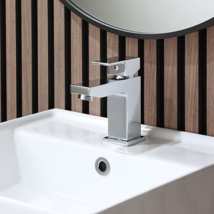 Mitigeur lavabo monotrou moderne – Chromé - Kubix