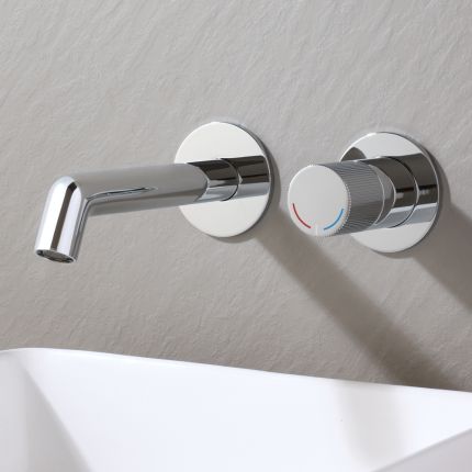 Mitigeur lavabo mural - Choix de finitions - Lune