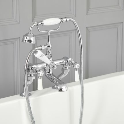 Mélangeur bain douche rétro à levier - choix de finitions - Elizabeth