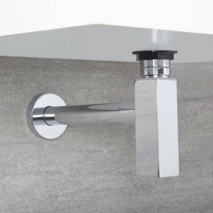 Siphon lavabo – Design cubique - Choix de finitions