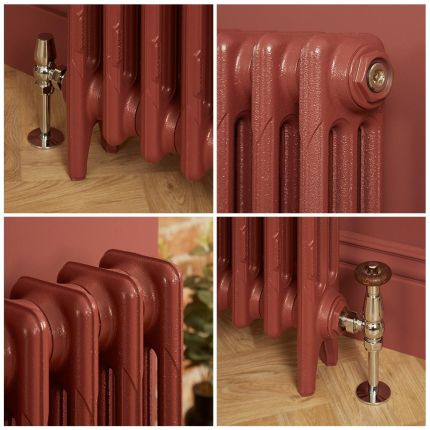 Radiateur fonte - 56 cm - Eating Room Red 43 de Farrow & Ball  - Choix de tailles - Mercury