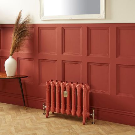 Radiateur fonte fleuri - 51 cm - Eating Room Red 43 de Farrow & Ball  - Choix de Tailles - Charlotte