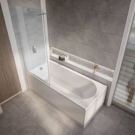 Baignoire douche rectangulaire – Choix de pare baignoire, tailles et tabliers - Covelly