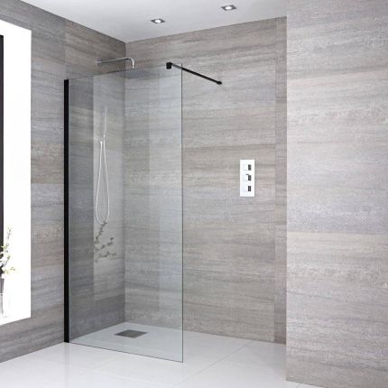 Paroi de douche italienne – 195 cm – Choix de tailles et finitions