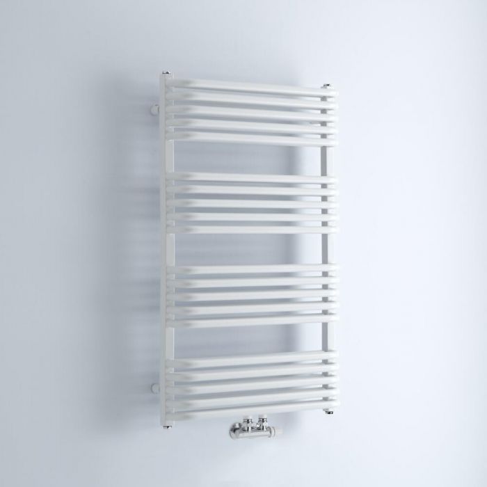 Sèche-serviettes eau chaude - Blanc - 100 x 60 cm - Arch