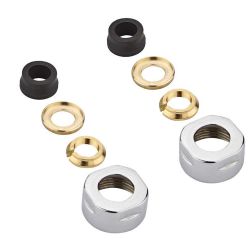Robinet thermostatique radiateur d'angle - Adaptateur cuivre 12 mm