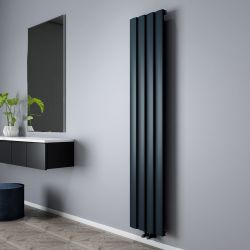 Radiateur design vertical - Aluminium - 180 cm - Choix de tailles et de finitions - Aris