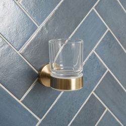 Porte-gobelet moderne - Laiton ancien - Alama