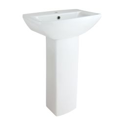 Lavabo sur colonne - 50 cm (1 trou) - Dalton