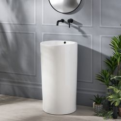Lavabo totem - 46 cm  x 44,5 cm (sans trou) - Alswear