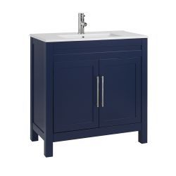 Meuble de salle de bain - Avec lavabo – 80 cm – Choix de finitions et de poignées – Warwick