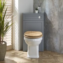 Meuble WC d'angle – Choix de finitions et d'abattant –  50 cm – Warwick