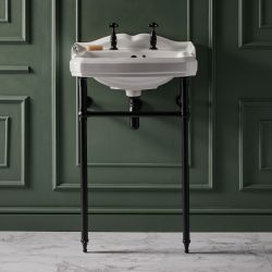 Lavabo sur pieds rétro – 59 cm – Choix de finitions – Windsor