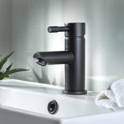 Mitigeur lavabo noir - Nox