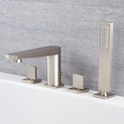 Robinet bain douche Nickel Brossé - Harting
