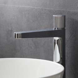 Mitigeur lavabo haut à bouton poussoir – Choix de finitions – Idro