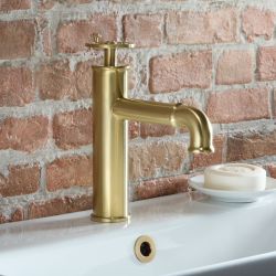Mitigeur lavabo monotrou – Design industriel (Steampunk) – Choix de finitions – Zandra