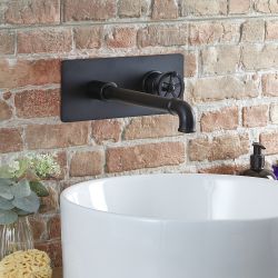 Mitigeur lavabo mural – Design industriel (Steampunk) – Choix de finition – Zandra
