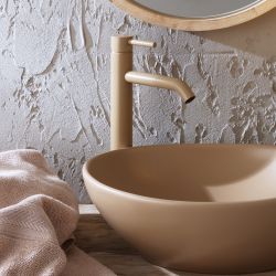 Mitigeur lavabo haut monotrou - Choix de finitions - Elements