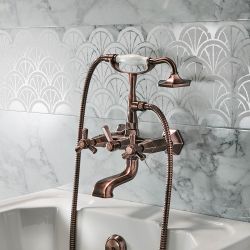 Mélangeur bain-douche mural – Choix de finitions – Earlham