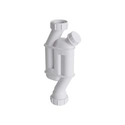 Siphon plastique droit aligné 1-1/4" - Cranplas