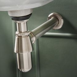 Siphon lavabo rétro - Choix de finitions