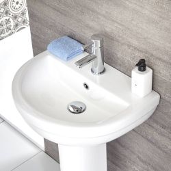 Pack WC et lavabo sur colonne - Covelly