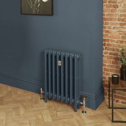 Radiateur fonte - 56 cm - Hague Blue 30 de Farrow & Ball - Choix de tailles - Mercury