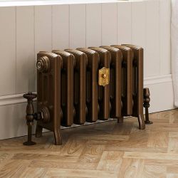 Radiateur fonte – 35,7 cm – Or baroque – Tailles multiples - Isabel