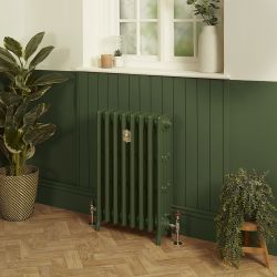 Radiateur fonte - 66 cm - 4 colonnes - Duck Green W55 de Farrow & Ball - Choix de tailles - Isabel